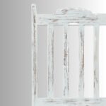 Wooden Dining Chair (White Distress) – Set of Two - Image 2