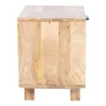 Cavaro Cane Handcrafted Mango Wood Bedside Table with Cane Drawer | Made in India - Image 7