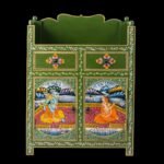 Shri Wooden Cabinet for Storage (Handpainted) - Image 6