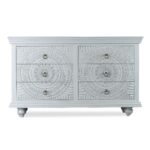 Wooden Chest of Drawers (Grey)