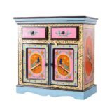 RangMaya Solid Wood Hand-Painted Sideboard (30 Inch) - Image 3
