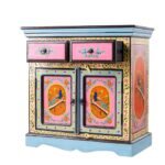 RangMaya Solid Wood Hand-Painted Sideboard (30 Inch) - Image 6