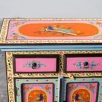 RangMaya Solid Wood Hand-Painted Sideboard (30 Inch) - Image 7