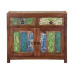 Industries Rustic Reclaimed Wood Buffet Cabinet with 2 Drawers (39.3")