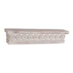 Shailja Wooden Floating Wall Shelf | Hand-Carved Mango Wood Shelf – India - Image 6