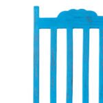 Wooden Dining Chair (Blue) Set of Two - Image 3