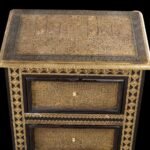 Kaira Black Solid Mango Wood Side Table | Handcrafted Wooden Accent Table (16 × 14 × 30 in) - Image 3