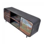 Rivaan Solid Sheesham Wood TV Cabinet | Handcrafted Multicolor Entertainment Unit (35.4 × 11.8 × 17.3 in) - Image 6