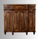 Arden Oak Solid Wood Storage Cabinet - Image 5