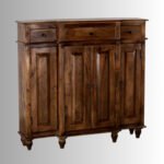 Arden Oak Solid Wood Storage Cabinet