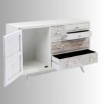 Élan Blanc Contemporary Solid Wood Chest of Drawers - Image 2
