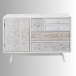 Élan Blanc Contemporary Solid Wood Chest of Drawers - Image 3