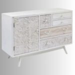 Élan Blanc Contemporary Solid Wood Chest of Drawers