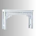 Ivory Crest Hand-Carved Solid Wood Console Table