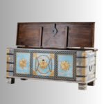 Jodhana Heritage Trunk Coffee Table – Grey Distress - Image 3