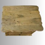 Lumière Royale™ French Colonial 2 Drawer Bedside Cabinet (Honey Brown) - Image 5