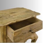 Lumière Royale™ French Colonial 2 Drawer Bedside Cabinet (Honey Brown) - Image 2