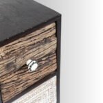 Industrial Multi Drawer Solid Mango Wood Chest of Drawers for Living Room Storage - Image 4