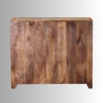 Rustic Reclaimed Wood Buffet Cabinet 39.3" | Solid Mango Wood Sideboard - Image 3