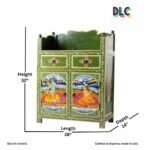 Shri Wooden Cabinet for Storage (Handpainted) - Image 3