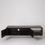 Aarav Solid Mango Wood TV Stand (116 cm) – Handcrafted Rustic TV Unit for Living Room - Image 4