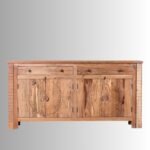 Solmera – Carved Acacia Wood Sideboard, Natural Elegance (180cm) | Solid Wood Premium Storage CabinetCarved Acacia Wood Sideboard Natural Elegance 180cm - Image 7