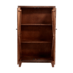 Hexara Solid Wood Geometric Cabinet | Handcrafted Wooden Storage Unit India - Image 2