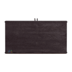 Aarvaya Hand-Carved Solid Wood Storage Cabinet | Artisan Textured Finish (90 × 40 × 150 cm) - Image 5