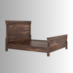 Vanshika Solid Wood King Size Bed | Handcrafted Wooden Bed for Luxury Bedrooms – India - Image 5