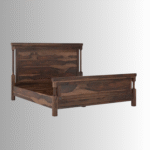 Vanshika Solid Wood King Size Bed | Handcrafted Wooden Bed for Luxury Bedrooms – India - Image 3