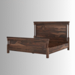 Vanshika Solid Wood King Size Bed | Handcrafted Wooden Bed for Luxury Bedrooms – India - Image 2