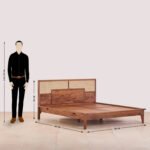 Rajvika Solid Sheesham Wood Bed Frame | Handcrafted Wooden Bed for Modern Indian Homes - Image 6