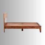 Rajvika Solid Sheesham Wood Bed Frame | Handcrafted Wooden Bed for Modern Indian Homes - Image 7