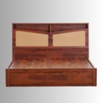 Aarohan Sheesham Wood Hydraulic Storage Bed – King & Queen Size | Solid Wood Bed for Indian Homes - Image 3