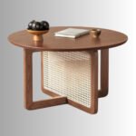 Arden CaneCraft Black Walnut Coffee Table | Solid Wood Designer Table India - Image 7