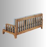 Anvika Comfort Solid Wood Sofa Bed – 82.6″ Convertible Design - Image 3