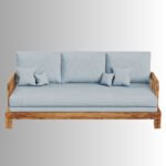 Anvika Comfort Solid Wood Sofa Bed – 82.6″ Convertible Design - Image 5