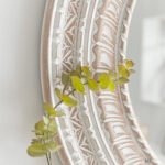 Aurelia Hand-Carved Round Wall Mirror (100 cm) - Image 3