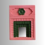 NavRang Handcrafted Small Vintage Jharokha Mirror in Solid Mango Wood | Made in India - Image 6