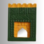 NavRang Handcrafted Small Vintage Jharokha Mirror in Solid Mango Wood | Made in India - Image 8