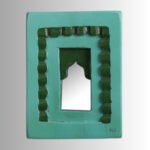NavRang Handcrafted Small Vintage Jharokha Mirror in Solid Mango Wood | Made in India - Image 10