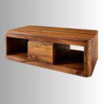 Walnex Handcrafted Sheesham Wood Center Table in Walnut Brown Finish | Made in India - Image 6