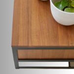 Acurva Solid Acacia Storage Coffee Table (120 cm) - Image 7