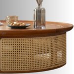 Solara CaneCraft Round Coffee Table (110 cm) - Image 3