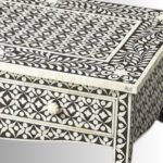 Ivora BoneCraft Inlay Storage Coffee Table - Image 2