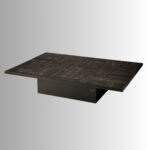 Nocturne Grid Solid Wood Coffee Table (170 cm) - Image 3