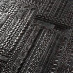 Nocturne Grid Solid Wood Coffee Table (170 cm) - Image 2