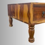 Aurora Haven Solid Wood Coffee Table (115 cm) - Image 2