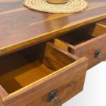 Aurora Haven Solid Wood Coffee Table (115 cm) - Image 3