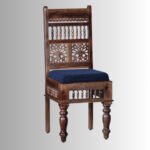 Heritage Carved Solid Wood 6 Seater Dining Table Set - Image 3